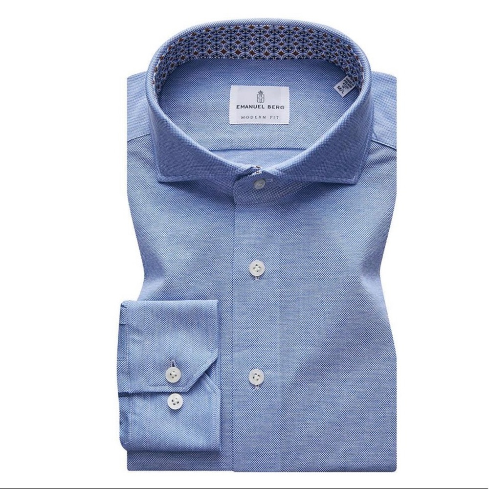 NWT Emmanuel Berg Jersey Button Up